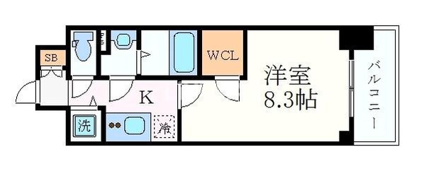 プレサンス栄ライズの物件間取画像